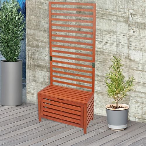 Sichtschutzelement ></noscript>Concord< in natur aus Eukalyptus - 45x76x180cm (LxBxH)
