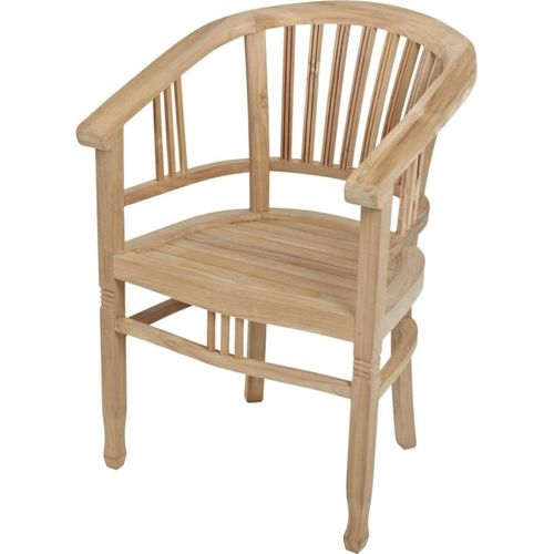 Gartensessel ></noscript>Rinca< in natur aus Teak B-grade - 63x46x88cm (LxBxH)