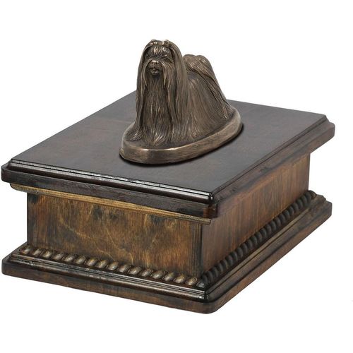 Mops, Pug, Carlin, Carlino, Doguillo - Hund Ascheurne, klassische Urne mit Statue, elegante Urne mit Hund von der Marke Art-Dog