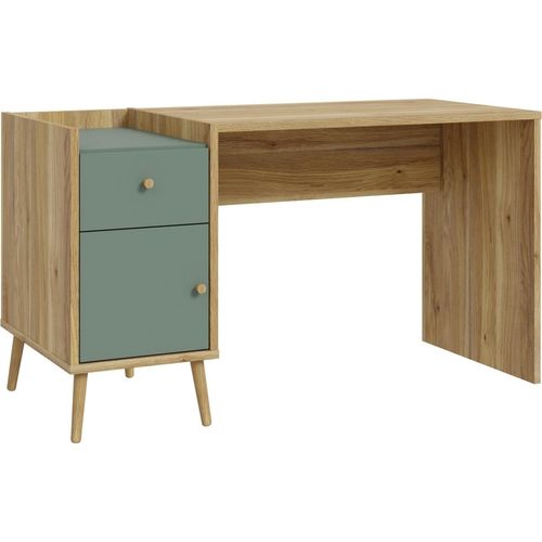 Schreibtisch ></noscript>Whenua< in Natural Eiche - 139,6x77,3x60cm (BxHxT)
