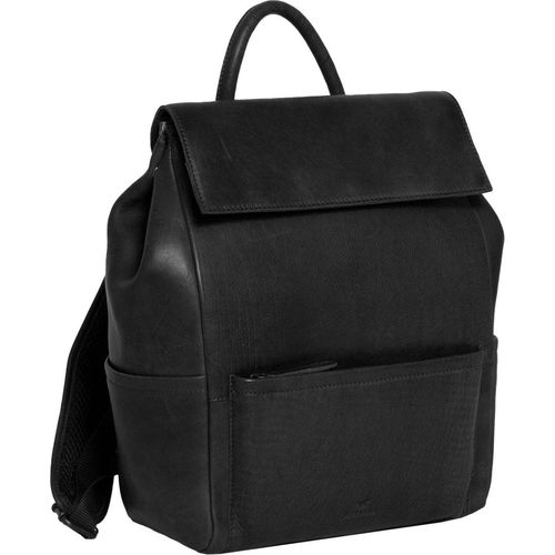 MUSTANG Leder Freizeitrucksack Rucksack Perth Backpack Black schwarz