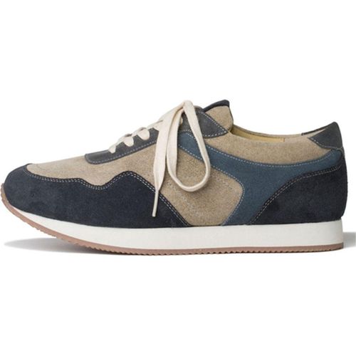 Herren Drew Sneaker Trachtenschuhe Trachtensneaker 563-H , Schuhgröße:44, Farbe:Marineblau