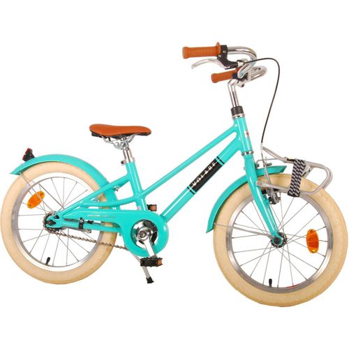 TPFSports Melody Kinderfahrrad - Mädchen - 16 Zoll - Rücktritt + Handbremse - Türkis