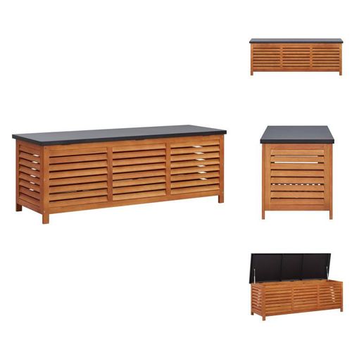 vidaXL Gartenbox 150x50x55 cm Eukalyptus Massivholz - Gartenboxen
