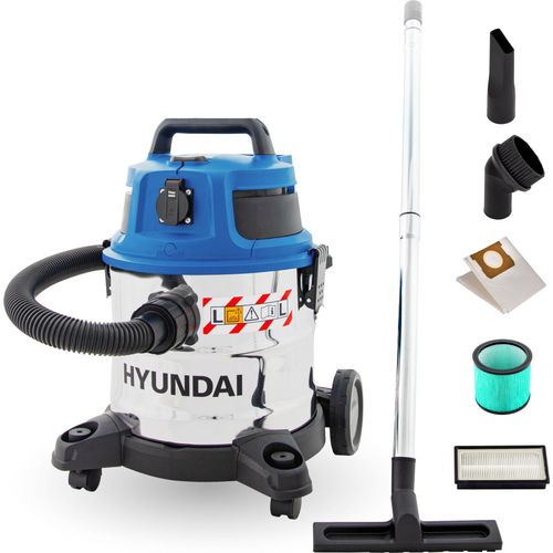 HYUNDAI Nass- Trockensauger VCWD1620E (1600W, 20L, Steckdose, Master-Slave-Funktion)
