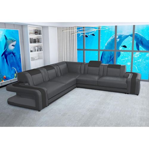 Ecksofa Cerik Schwarz