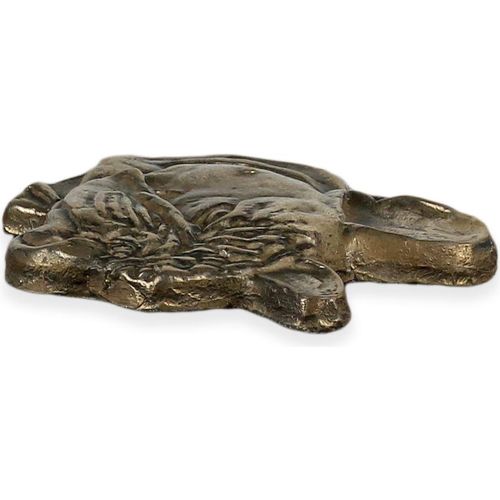 Französische Bulldogge Personalisierte Hundeurne mit Gravur und Relief, Erinnerungsbox für Hundeknochen von der Marke Art-Dog