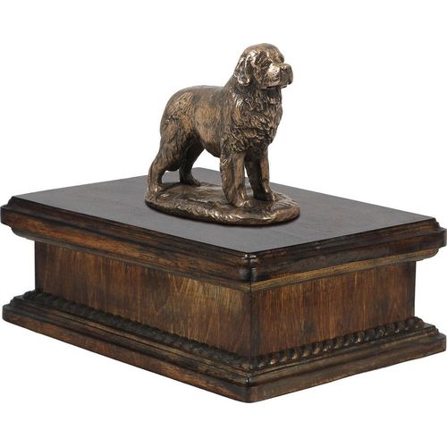 Rottweiler I - Hund Ascheurne, klassische Urne mit Statue, elegante Urne mit Hund von der Marke Art-Dog