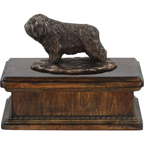 Shih Tzu - Hund Ascheurne, klassische Urne mit Statue, elegante Urne mit Hund von der Marke Art-Dog