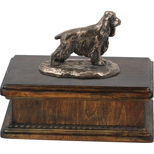 Französische Bulldogge II - Hund Ascheurne, klassische Urne mit Statue, elegante Urne mit Hund von der Marke Art-Dog