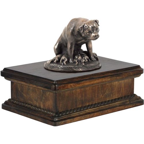 West Highland White Terrier, Weißer Hochlandterrier, Westie - Hund Ascheurne, klassische Urne mit Statue, elegante Urne mit Hund von der Marke Art-Dog