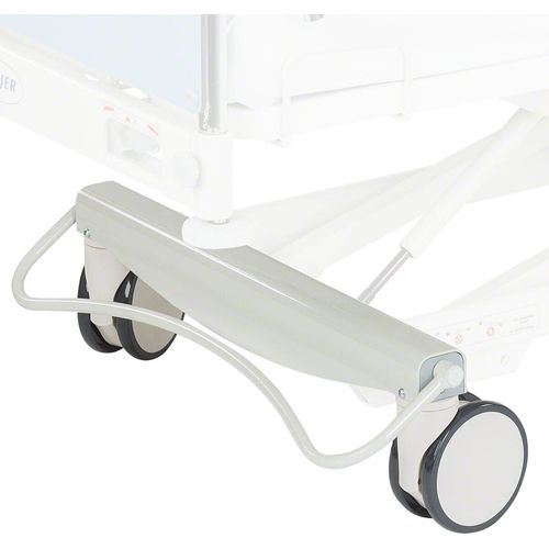 Zentral gebremste Räder für Lojer ScanAfia Betten, 150 mm