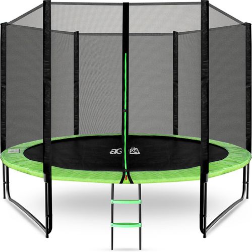 Aga SPORT PRO Trampolin 305 cm Hellgrün + Schutznetz