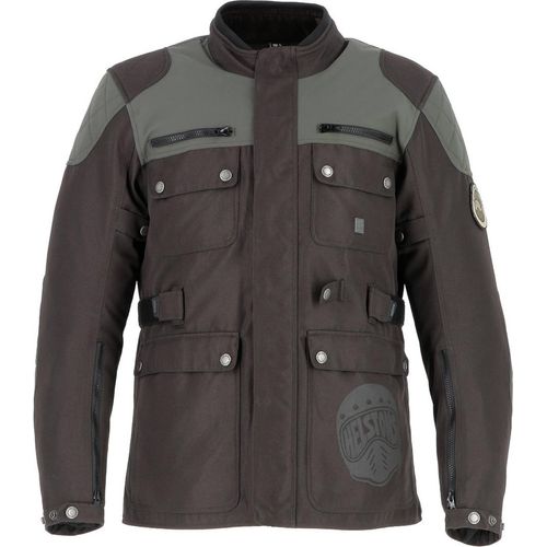 Helstons Desert wasserdichte Motorrad Textiljacke, braun/beige, M