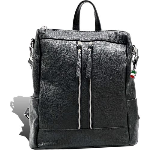 Cityrucksack schwarz Florence Rucksack Leder D2ORF100S