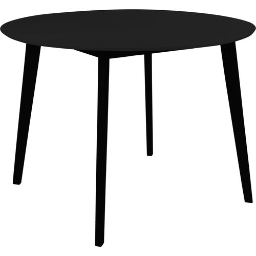 Esstisch ></noscript>Vojens< in Schwarz, MDF - 105x75x105cm (BxHxT)