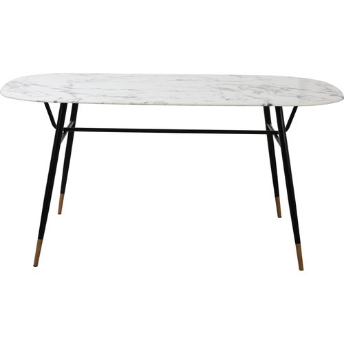 Tisch 160x90 Glastisch Marmoroptik Küchentisch Speisetisch Esstisch Esszimmer