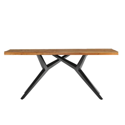 Tisch 200x100 Teak Holztisch Esstisch Küchentisch Wohnzimmertisch Speisetisch