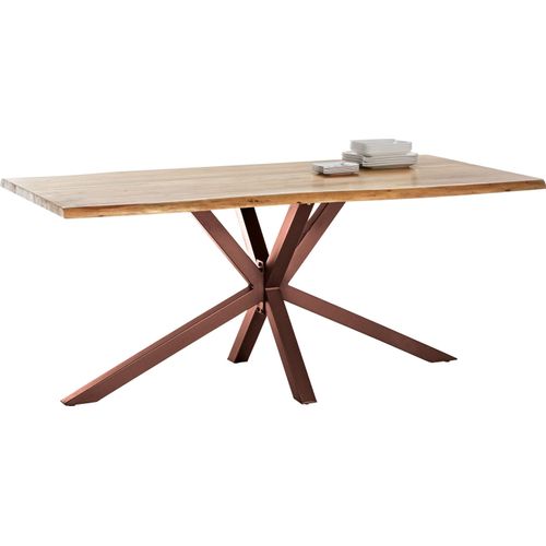 Tisch 180x100 Akazie Metall Esstisch Speisetisch Küchentisch Esszimmer Küche