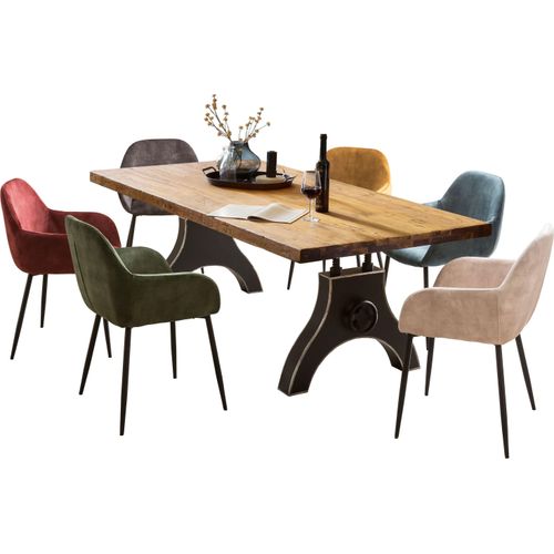 Tisch 200x100 Teak Holztisch Esstisch Küchentisch Wohnzimmertisch Speisetisch