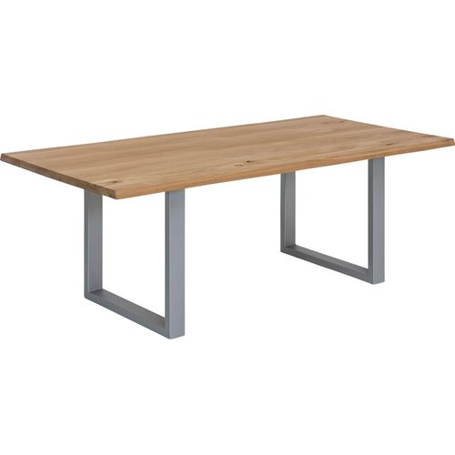 Tisch 180x90cm Wildeiche Metall Holztisch Esstisch Speisetisch Esszimmertisch