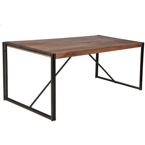 Tisch 180x90 cm Akazie Altmetall Esstisch Küchentisch Esszimmer Speisetisch