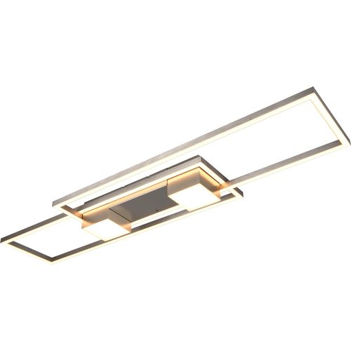 TRIO-Leuchten Deckenleuchte ALBANY BHT 100x8x28 cm grau Deckenlampe