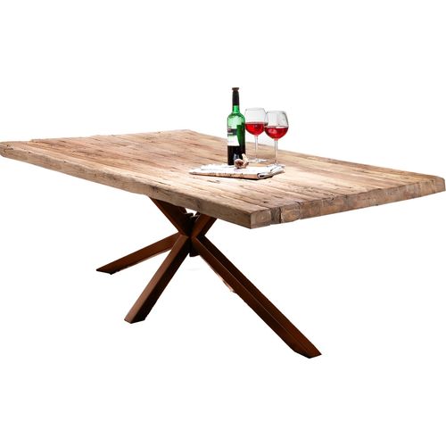 Tisch 200x100 Teak Holztisch Esstisch Küchentisch Wohnzimmertisch Speisetisch