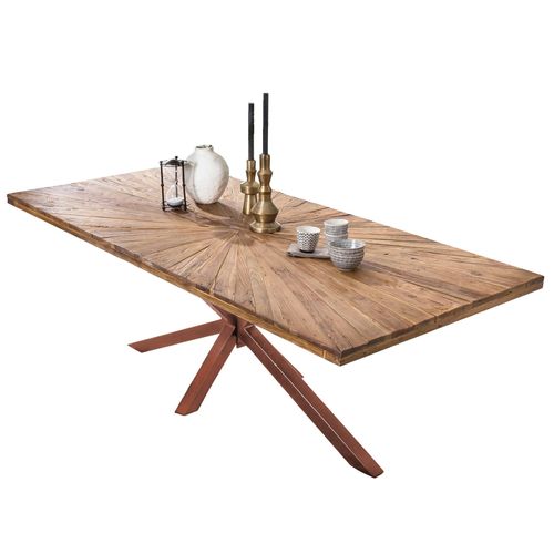 Tisch 200x100 Teak Holztisch Esstisch Küchentisch Wohnzimmertisch Speisetisch