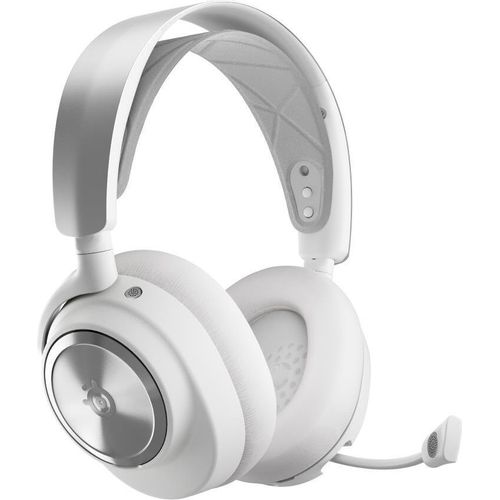 Steelseries arctis nova pro kabelloser Kopfhörer kabelloses und kabelgebundenes Headset Headset bluetooth silber, white