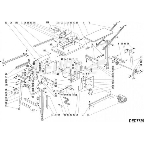 Elektromotor Kpl.