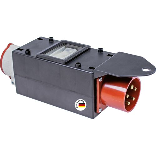 as-Schwabe MIXO FI-Adapter CEE-Stecker 400V 16A auf CEE-Steckdose 400V 16A IP44