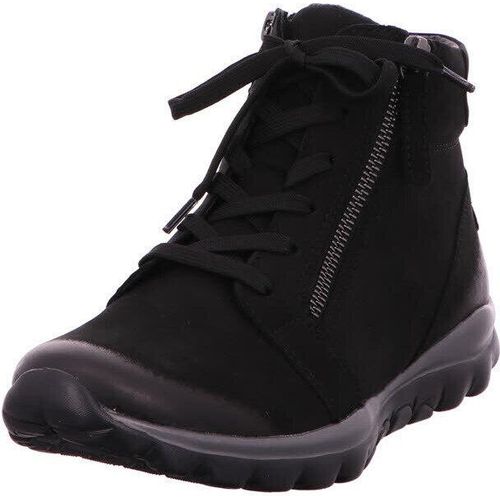 Gabor Damen Schnürstiefeletten, Frauen Stiefeletten,uebergangsstiefel,schnürboots,Winterstiefeletten,Winterschuhe,schwarz (Mel.),40.5 EU / 7 UK