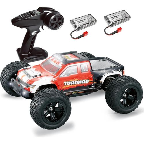 HBX HAIBOXING 2996A RTR Bürstenloses 1/10 2,4 G 4WD RC-Auto 45 km/h LED-Licht Vollproportionaler Offroad Crawler Monster RC-Truck Fahrzeuge mit 2 Batterien