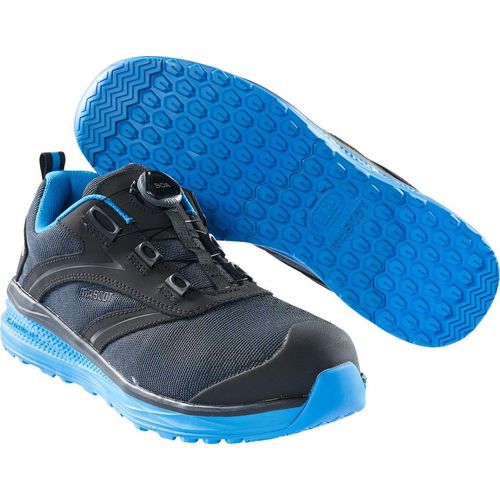 Mascot Sicherheitshalbschuh S1P mit BOA® Sicherheitshalbschuh S1P Sicherheitsschuhe Gr. 1036, schwarz/kornblau