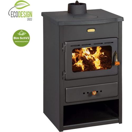 Kaminofen Prity K1 CP - 9.5 kW mit Gusseisen Top
