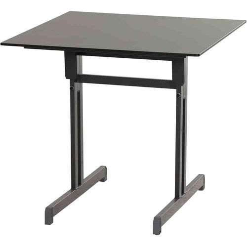 Gartentisch ></noscript>Gastro< in anthrazit - 80x74x80 (BxHxT)