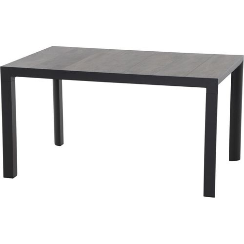 Gartentisch ></noscript>Silva< in matt anthrazit, washed grey - 140x74x90 (BxHxT)