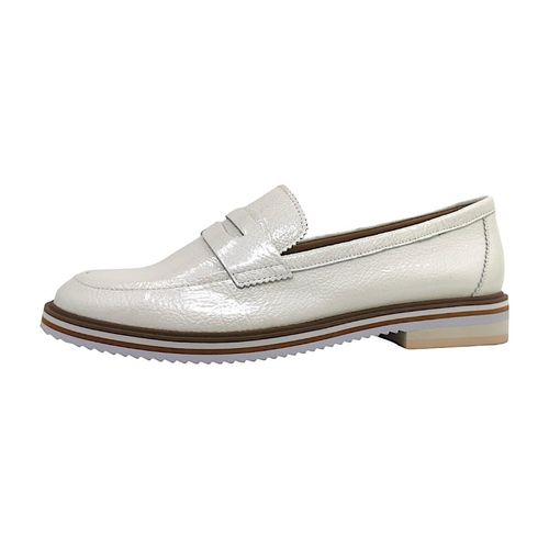 regarde le ciel Rock Damen Slipper in Weiß, Größe 40