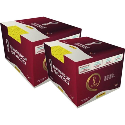 Panini WM 2022 Qatar Sammelsticker - 2 Displays (200 Tüten)