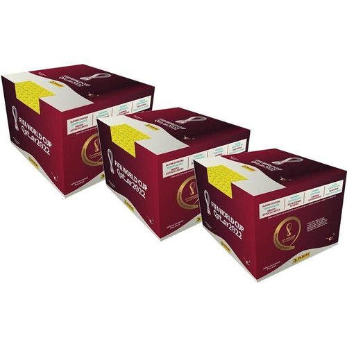 Panini WM 2022 Qatar Sammelsticker - 3 Displays (300 Tüten)