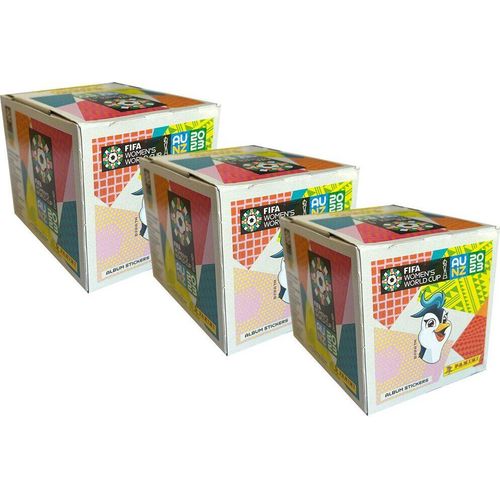 Panini FIFA Frauen WM 2023 - Sammelsticker - 3 Displays (150 Tüten)