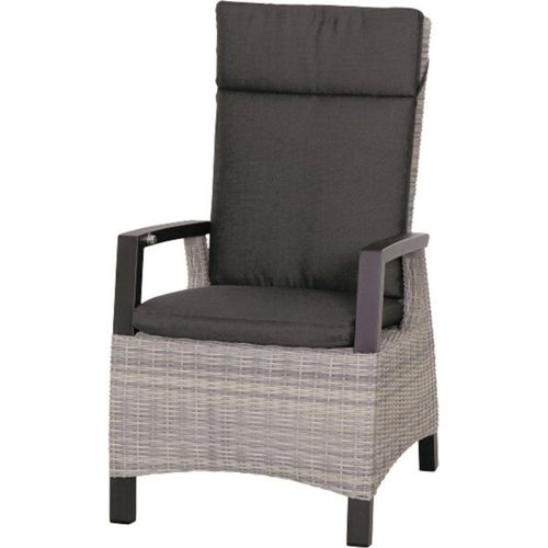 Gartenlounge-Sessel ></noscript>Corido< in matt anthrazit, ice-grey - 72x109x61 (BxHxT)