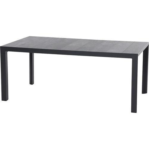 Gartentisch ></noscript>Silva< in matt anthrazit, wood grey - 180x74x100 (BxHxT)