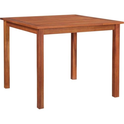 Gartentisch 85x85x74 cm Massivholz Akazie