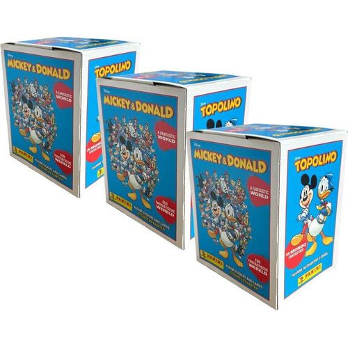 Micky & Donald - Eine Fantastische Welt - Sammelsticker - 3 Displays (108 Tüten)