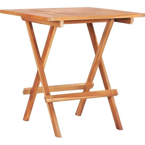 Bistrotisch Klappbar 60x60x65 cm Massivholz Teak