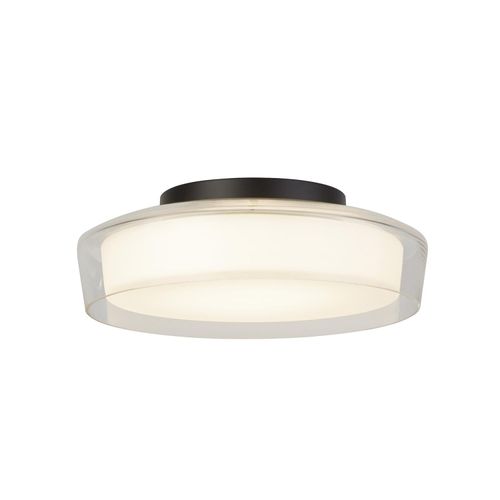 LED Deckenleuchte, schwarz opal, dimmbar, D 30 cm