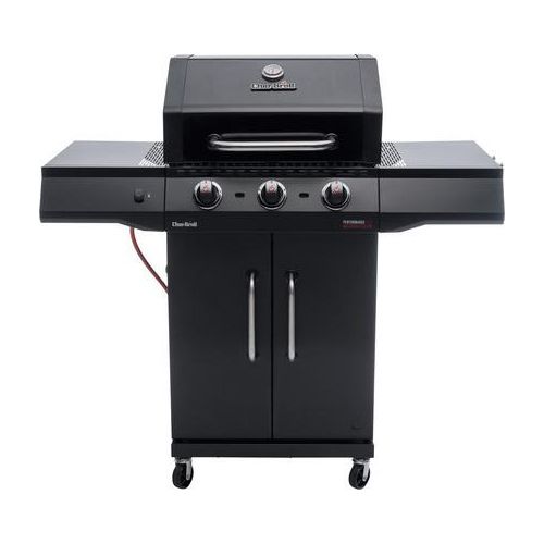Gasgrill Char-Broil Performance CORE B 3 Cabinet 3 Brenner schwarzmetallic inkl. Ablage, Deckelthermometer, Fettauffangschale, Warmhalterost, Grillrost