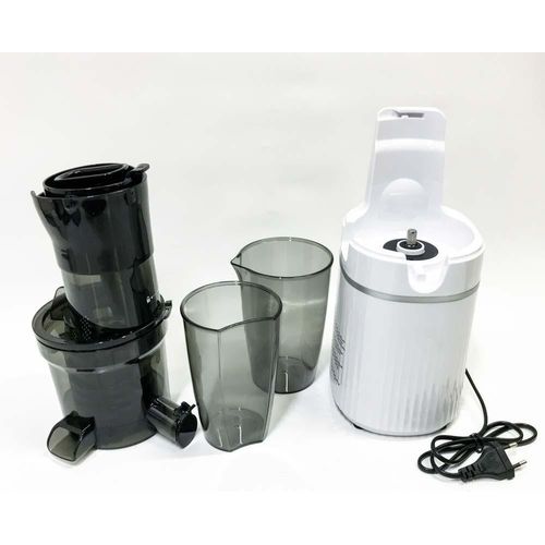 AOBOSI 200W Slow Juicer, Entsafter mit Rückwärts Funktion und zwei Filtergrößen. multifunktionale entsafter gemüse und obst mit Smart Chip. Obstpresse-Weiß.
